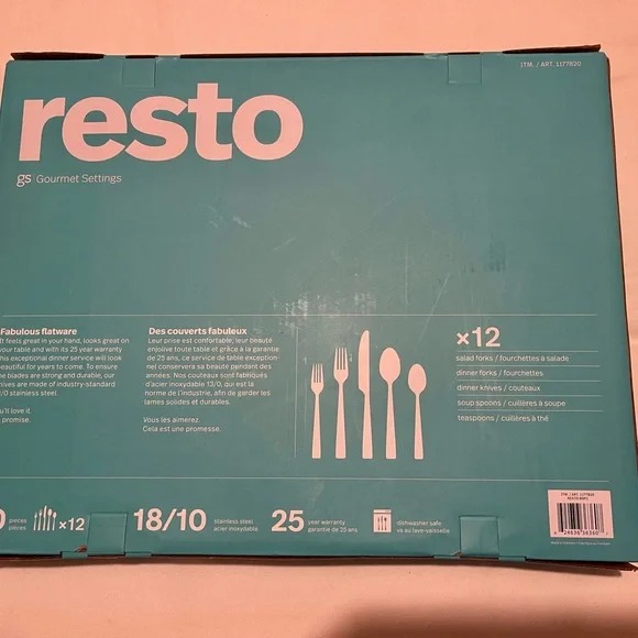 Silver Flatware Set - Picture 2 of 4